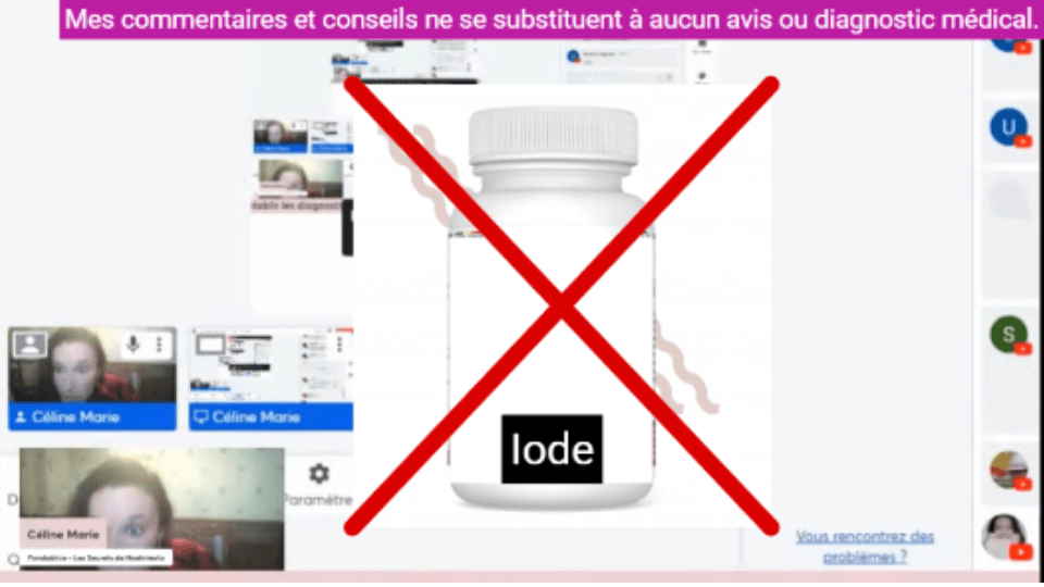 Les suppléments d'iode sont néfastes en cas de thyroïdite de Hashimoto, en règle générale!