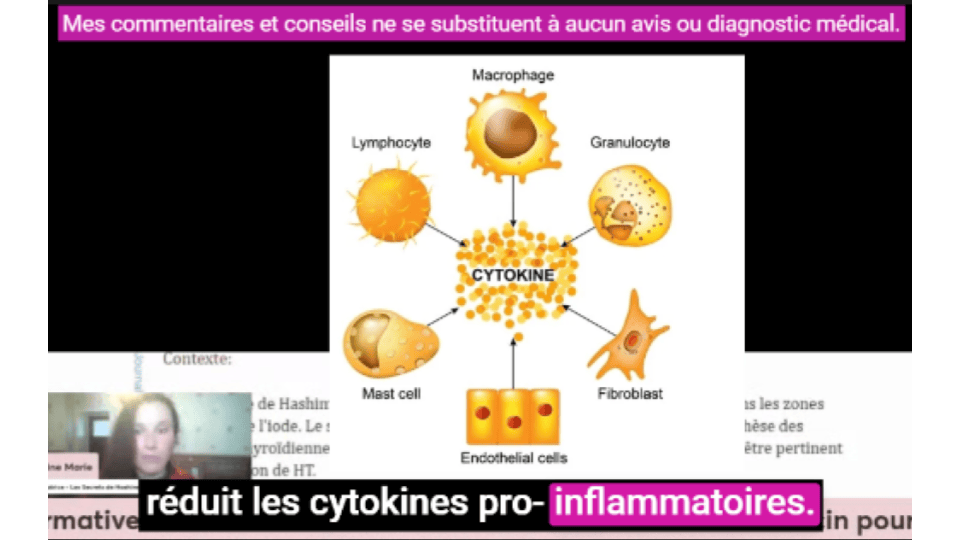 Hashimoto maladie - cytokines pro-inflammatoires, ce sont les messagers de l'auto-immunité